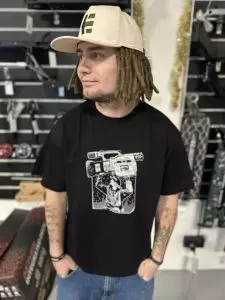 JMS Holding Camera T-shirt