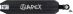 Deck Apex 19.3 x 4.5 Black