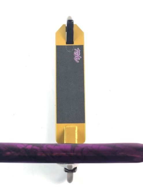 Trotinetă Freestyle Grit Wild Gold Vapour Purple Black Laser