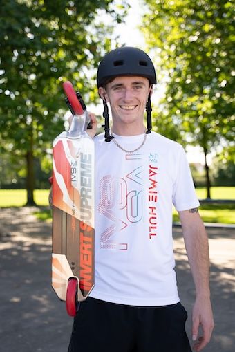 Trotinetă Freestyle IVS Journey 3 Jamie Hull Raw Red