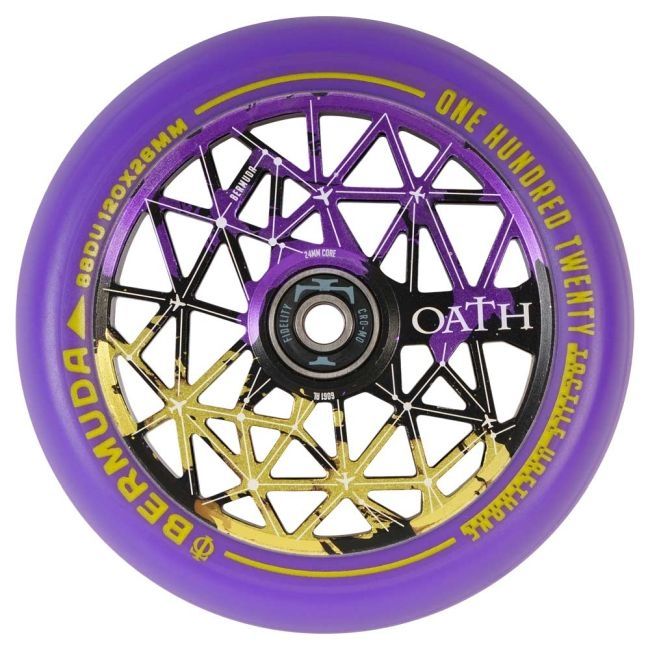 Roată Oath Bermuda 120 Black Purple Yellow