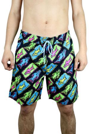 Pantaloni scurți de plajă MAUI Aggro Pool Board Black