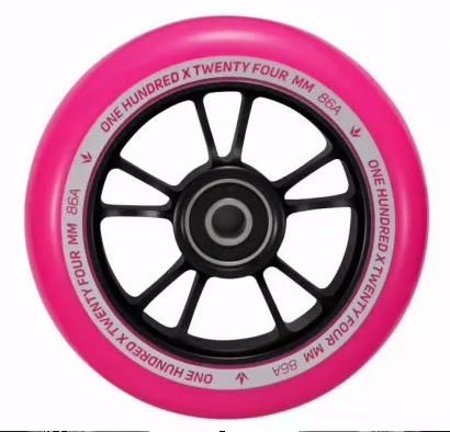 Roată Blunt 10 Spokes 100 Pink Black