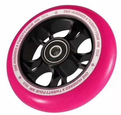 Roată Blunt 10 Spokes 100 Pink Black