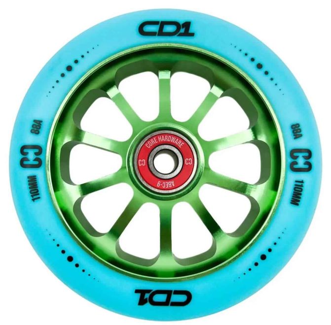 Roată CORE CD1 110 Blue Lime