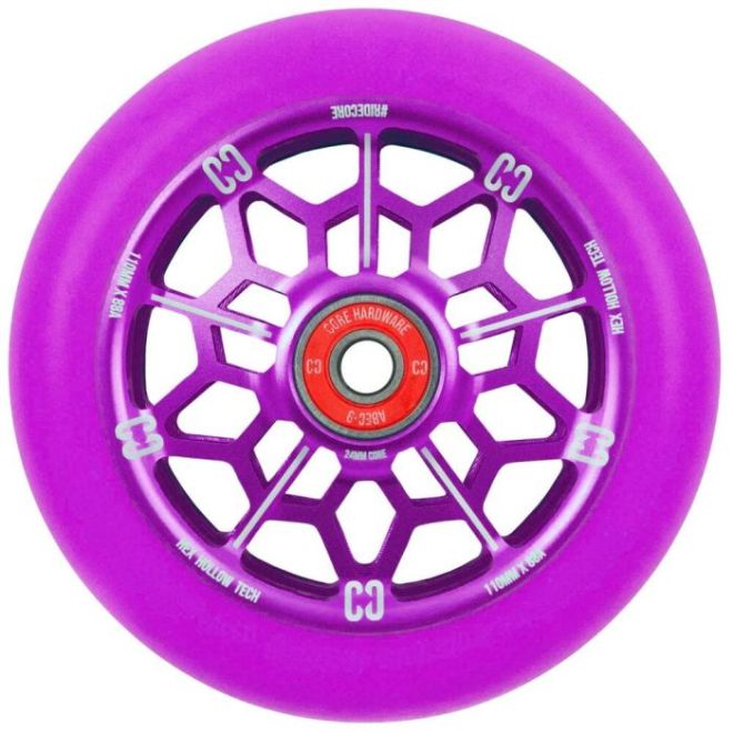 Roată CORE Hex Hollow 110 Purple