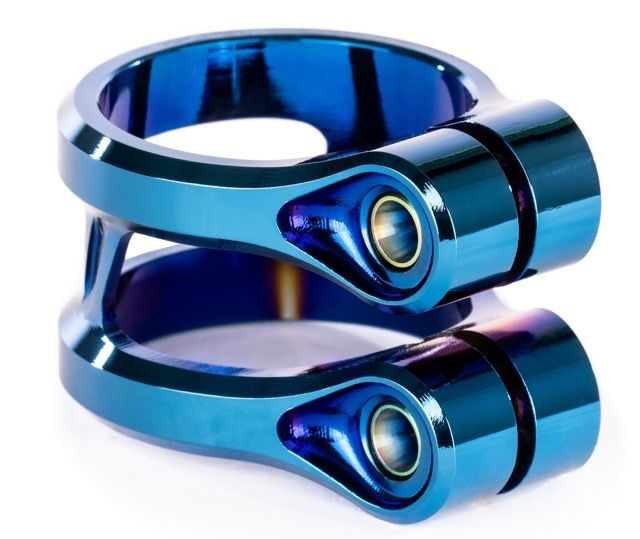 Clemă Ethic Sylphe V2 31.8 Chrome Blue