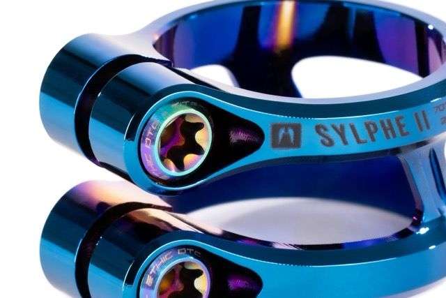Clemă Ethic Sylphe V2 31.8 Chrome Blue