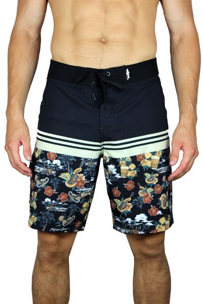 Pantaloni scurți de plajă MAUI Huki Luau Board