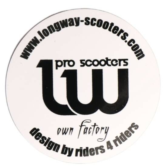 Autocolant Longway Logo White