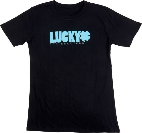 Tricou Lucky Solid Teal Logo 