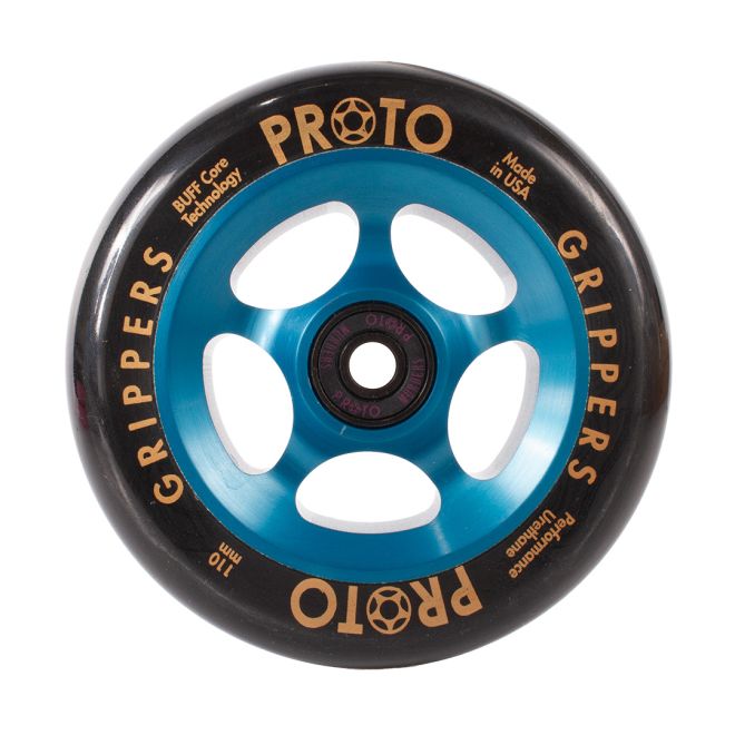 Roată PROTO Gripper 110 Black on Blue