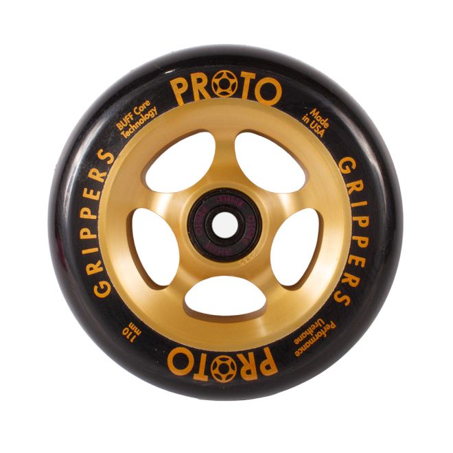 Roată PROTO Gripper 110 Black on Gold