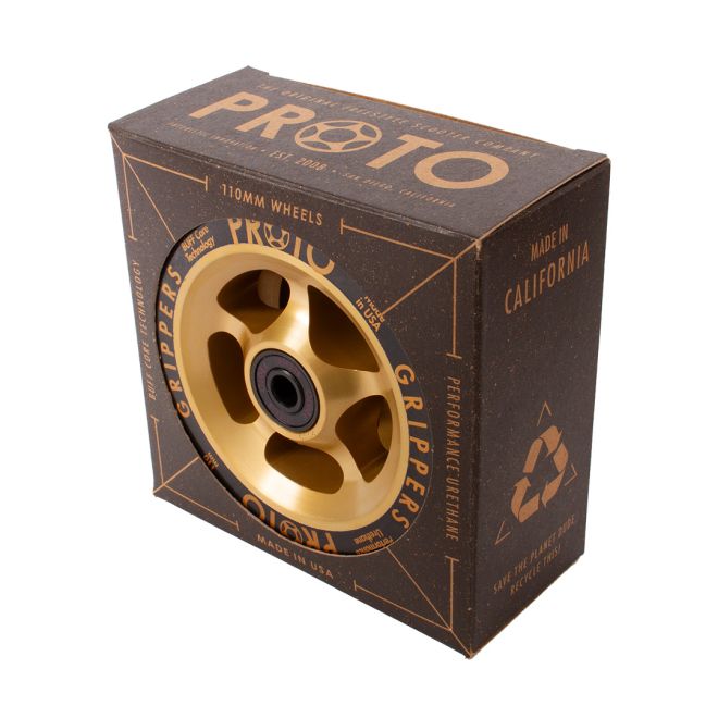 Roată PROTO Gripper 110 Black on Gold