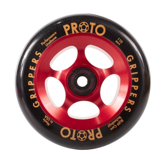 Roată PROTO Gripper 110 Black on Red